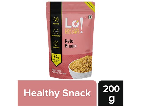 LO! Keto Bhujia - Low Carb, High Protein & Fibre, 200 g