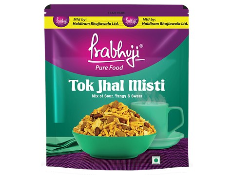 Prabhuji Pure Food Tok Jhal Misti Namkeen - Mix of Sour, Tangy & Sweet, 400 g