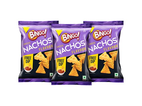 Bingo! Cheese Flavour Nachos, 80 g