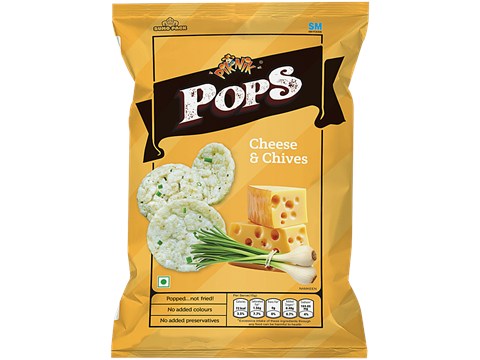 Piknik Pops Cheese & Chives Namkeen, 60 g