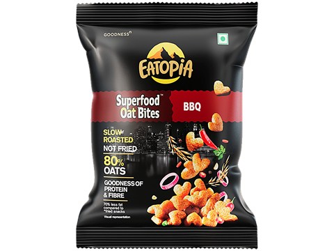 Eatopia Superfood Oat Bites - BBQ, 50 g