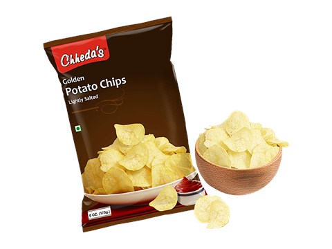 Chhedas Golden Salted Potato Chips, 170 g