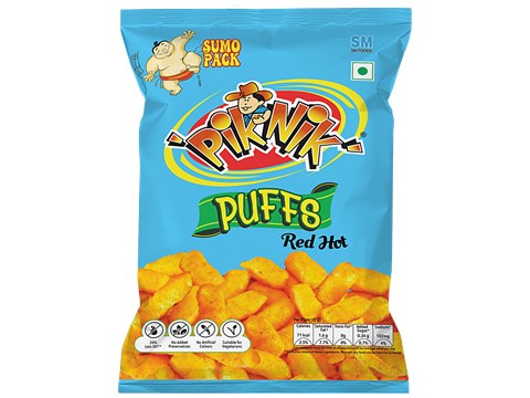 Piknik Puffs - Red Hot, 60 g