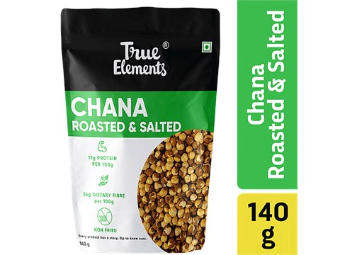 True Elements Chana Roasted & Salted, 140 g