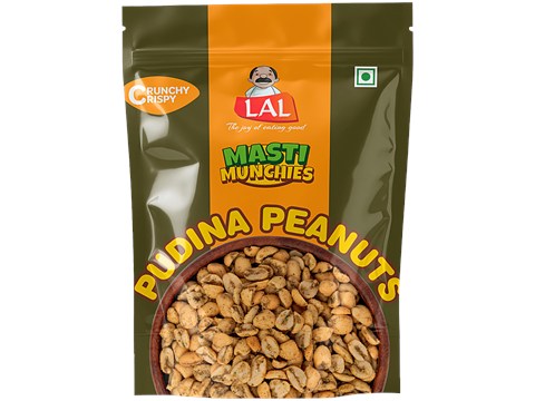 Lal Masti Munchies Pudina Peanuts, 150 g