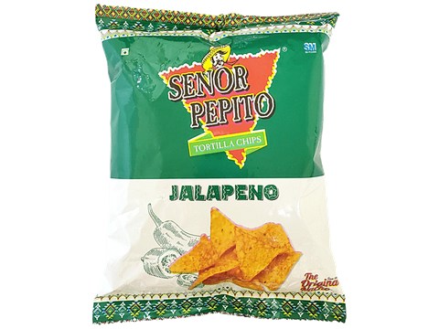 Senor Pepito Tortilla Chips - Jalapeno, Crispy, No Preservatives, 60 g