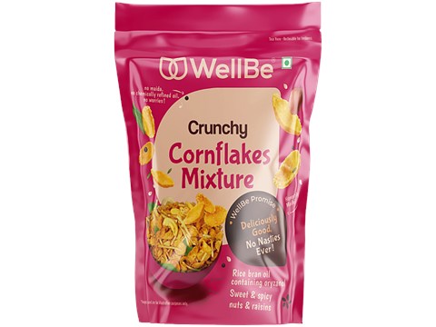 WellBe Crunchy Cornflakes Mixture, 120 g