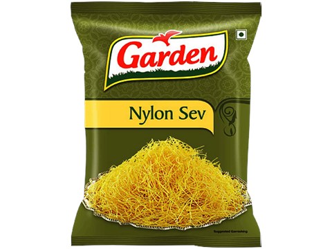 Garden Nylon Sev Namkeen - Use With Indian Snacks & Chaat, Crispy & Crunchy, 150 g
