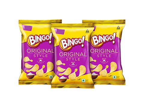 Bingo! Original Style Salt Sprinkled Potato Chips, 85 g