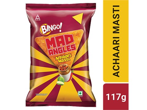 Bingo! Achaari Masti Mad Angles, 117 g