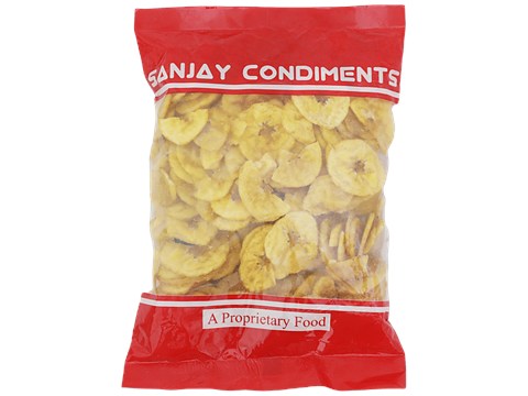 Sanjay  Banana Chips - Salt, 170 g
