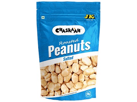 JK Chaskaah Roasted Salted Peanuts, 140 g