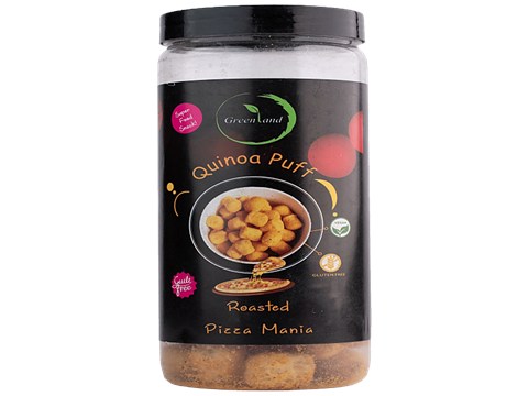 Greenland Roasted Quinoa Puff - Pizza Mania Flavour, Gluten Free, 100 g