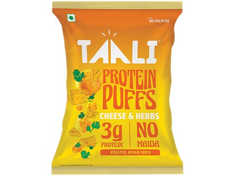 Taali Cheese & Herbs Protein Puffs, 22 g