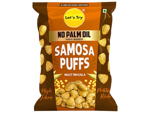 Let's Try Mast Masala Samosa Puffs, 60 g