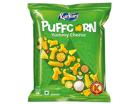Kurkure Puffcorn Yummy Cheese, 15 g