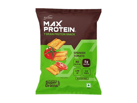 RiteBite Max Protein Max Protein Spanish Tomato 7 Grain Protein Snack, 32 g