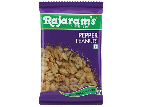 Rajaram's Pepper Peanuts, 65 g