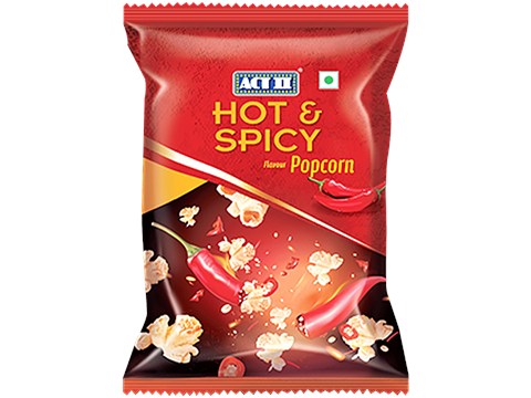 ACT II Hot & Spicy Flavour Popcorn, 50 g