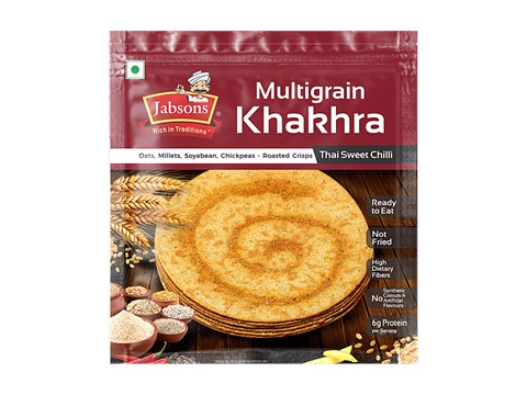 JABSONS Khakhra Multigrain - Thai Sweet Chilli, 180 g