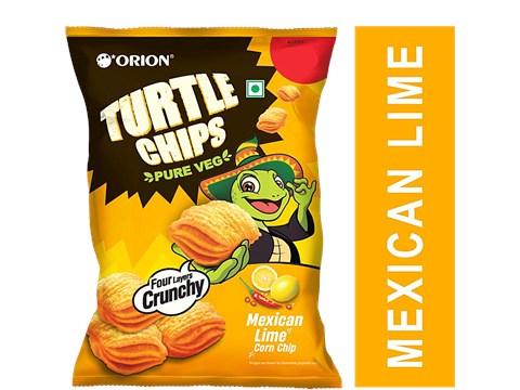 Orion Turtle Chips - Mexican Lime, 70 g