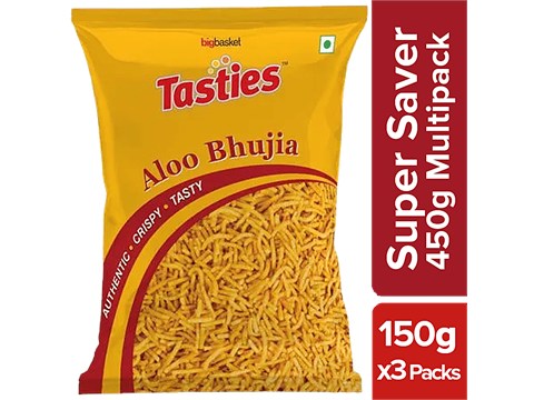 Tasties Aloo Bhujia, 3x150 g