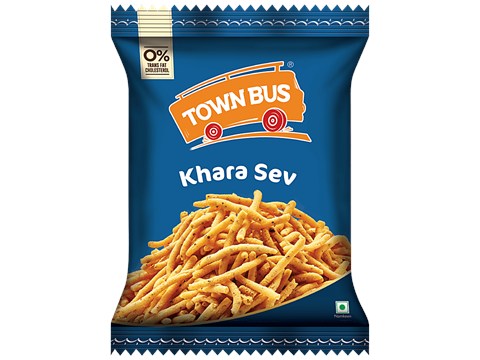 Townbus Khara Sev - Namkeen, No Transfats Or Cholesterol, Evening Teatime Snack, 135 g