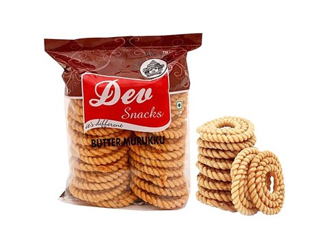 Dev Snacks Butter Murukku, 350 g