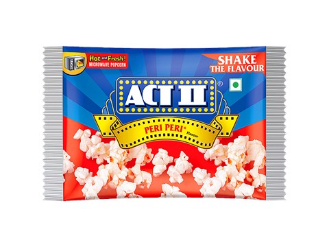 ACT II Peri Peri Flavour Microwave Popcorn, 106 g
