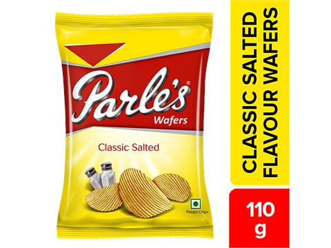 Parle Wafers Potato Chips - Classic Salted Flavour, 110 g