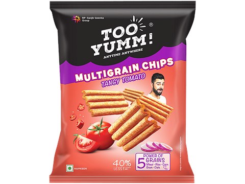 Too Yumm! Tangy Tomato Flavour Multigrain Chips, 41 g