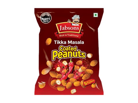 Jabsons Tikka Masala Coated Peanuts, 150 g