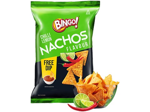 Bingo! Chilli Lemon Nachos Flavour, 44 g