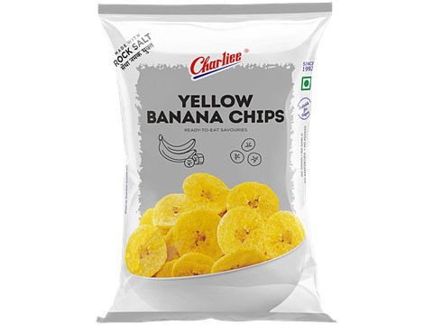 Charliee Chips - Yellow Banana, 150 g