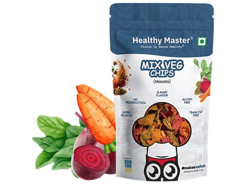 Healthy Master Masala Mix Veg Chips, 100 g