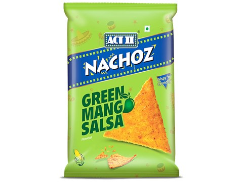 ACT II Nachoz - Green Mango Salsa, Nachos, Snacks, 60 g