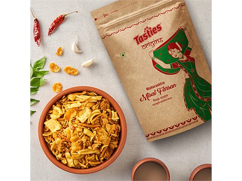 Tasties Origins Maharashtra Misal Farsan Namkeen, 150 g
