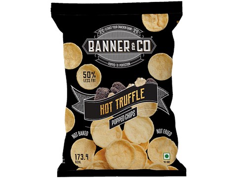 Banner & Co Hot Truffle Popped Chips, 40 g