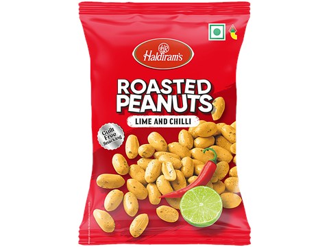 Haldiram's Lime & Chilli Roasted Peanuts, 140 g