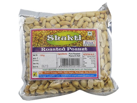 Shakti Namkeen - Roasted Peanut, 180 g