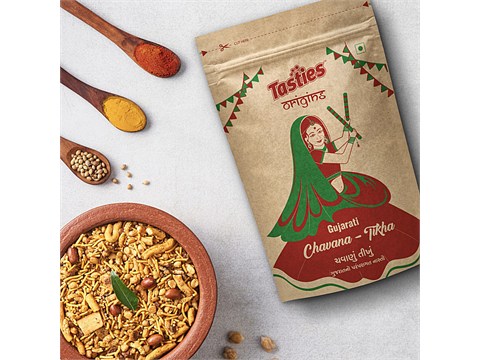 Tasties Origins Namkeen - Chavana-Tikha, Spicy Mixture, 150 g