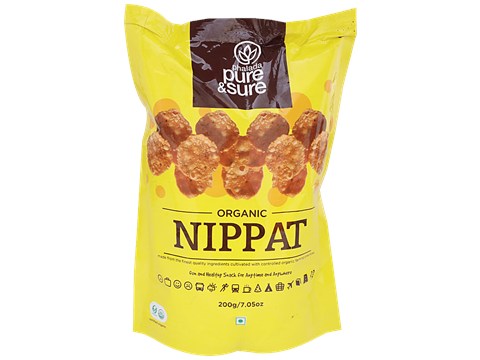 Phalada Pure & Sure Organic Nippat, 200 g