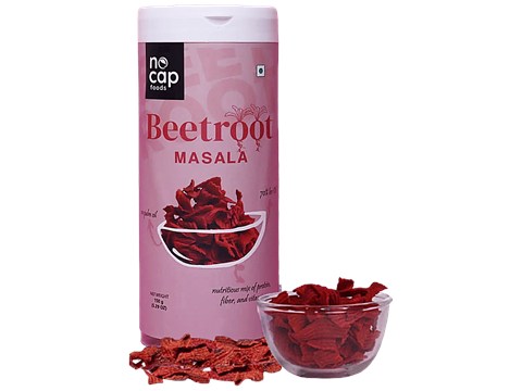 Nocap Foods Masala Beetroot Chips, 150 g