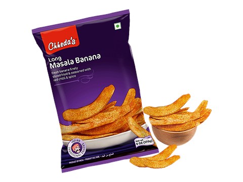 Chhedas Long Masala Banana Chips, 170 g