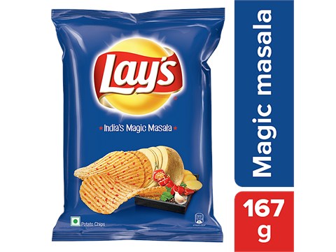 Lay's Potato Chips - India's Magic Masala, 167 g