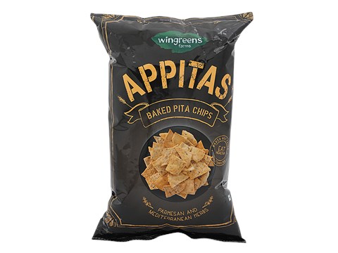 Appitas Chips - Pita, Parmesan And Mediterranean, 150 g