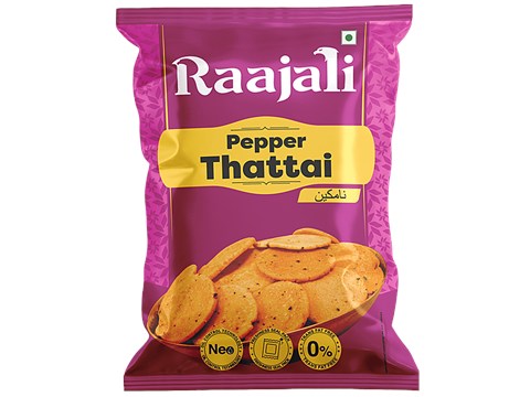 Raajali Pepper Thattai, 140 g