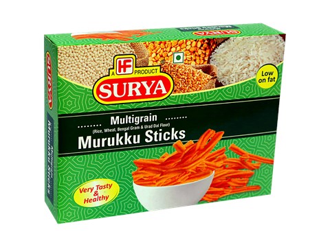 Surya Murukku Sticks - Multigrain, Low On Fat, 200 g