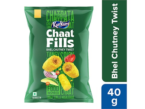 Kurkure Chaat Fills - Bhel Chutney Twist, 40 g