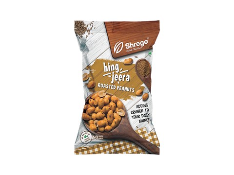 Shrego Hing Jeera Roasted Peanuts, 140 g